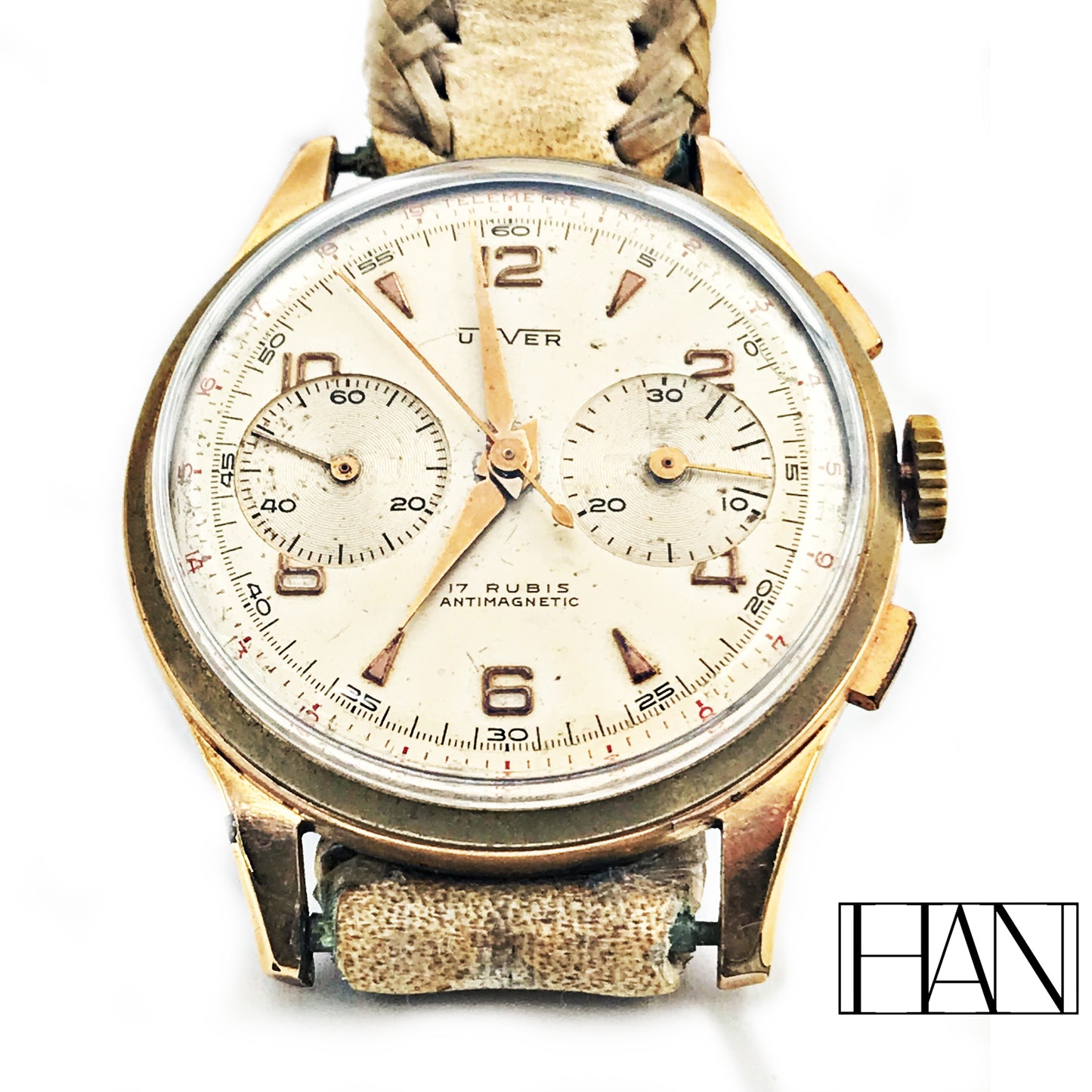 Rare Vintage Unver Chronograph – 1940s